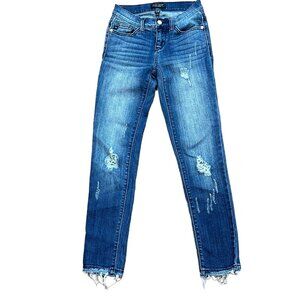 Judy Blue Skinny Denim Distressed Jeans Style# JB8228MD Size‎ 1/25